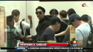 CNBLUE in Mexico nota televisa