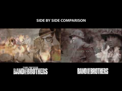 Team Fortress: Band of Brothers (Сравнение видео)