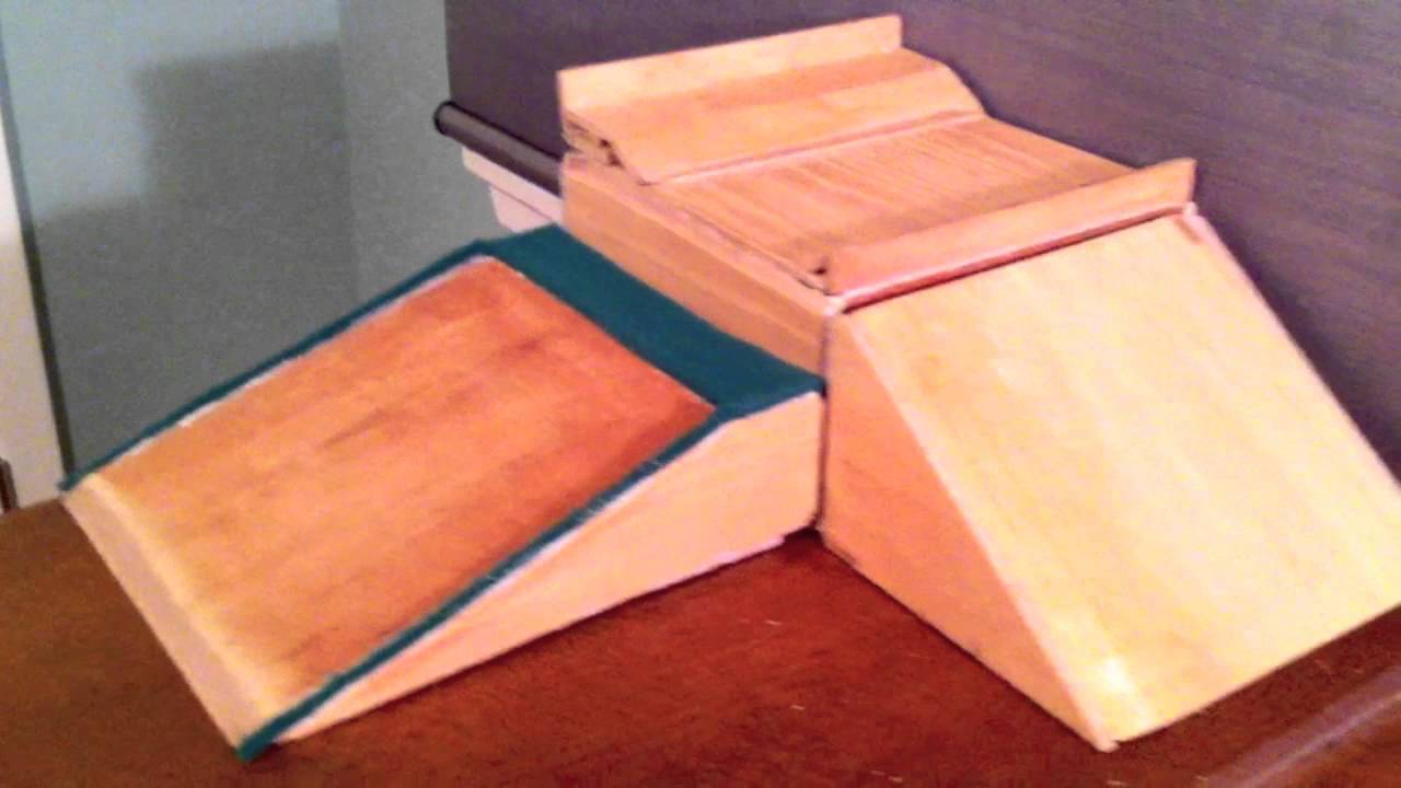 Wooden Fingerboard Park • Plaza º•º YouTube