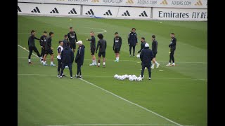 Real Madrid-Napoli, l'allenamento della vigilia dei blancos