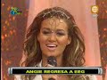 Angie Arizaga regresó a 'Esto es Guerra' al ritmo de un musical de Bebe