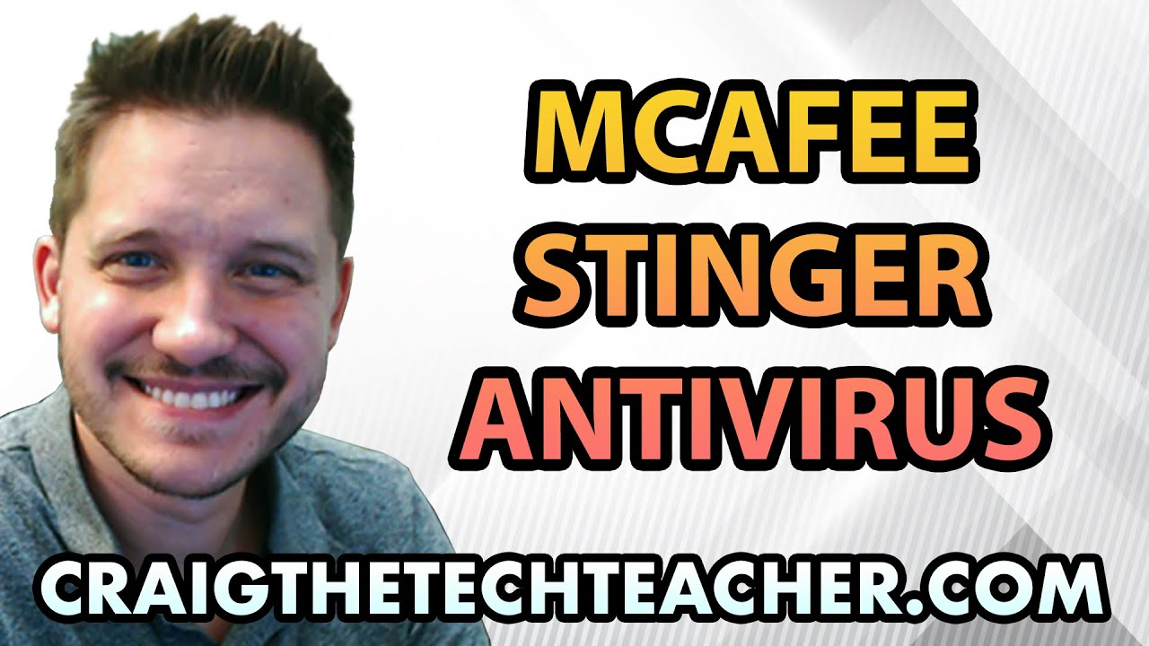 McAfee Stinger Tutorial - YouTube