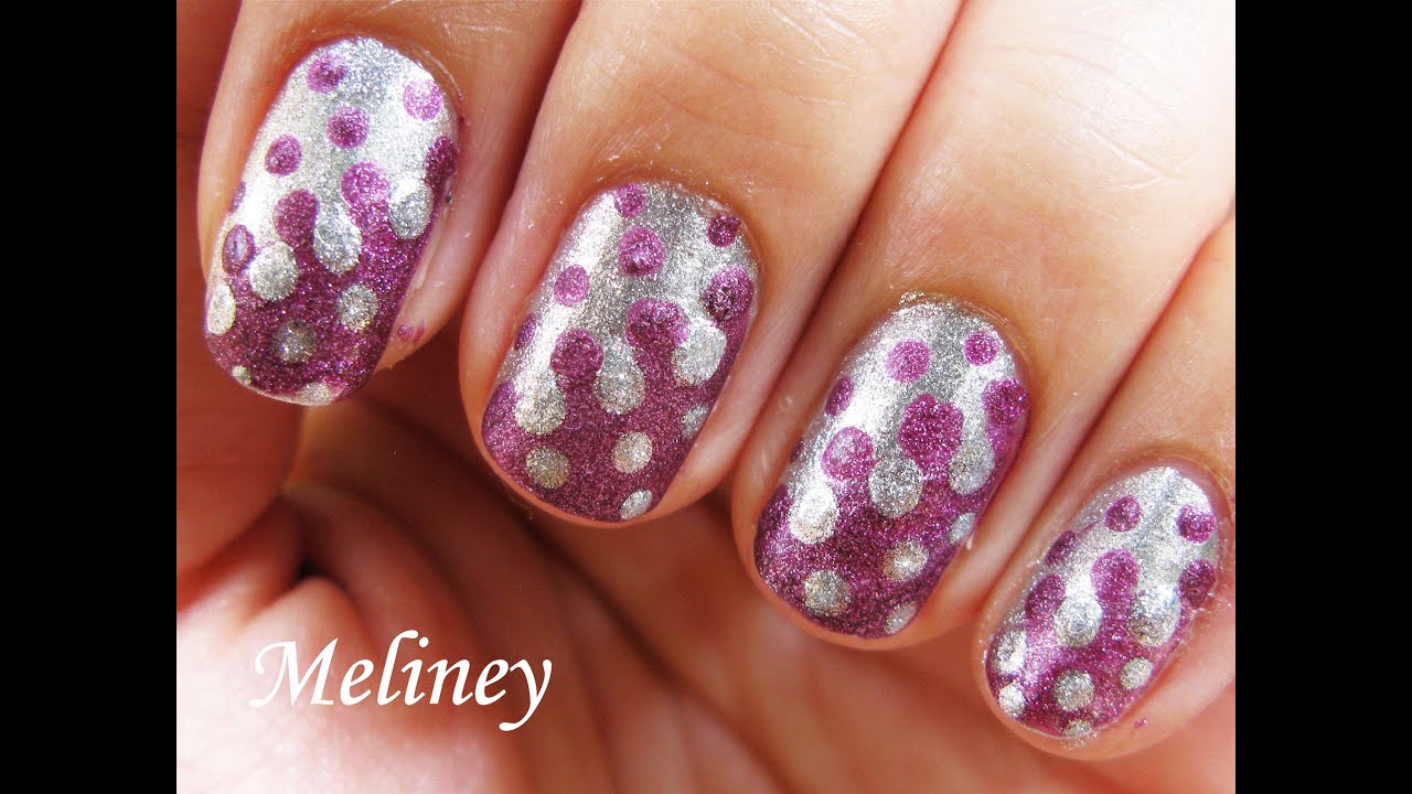 Easy Nail Art Tutorial Retro Dots Inverse Merging Drip Easy Nail Art Tutorial Retro Dots Inverse Merging Drip