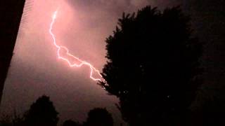 Thunder storm over Brighton & Hove, July 2014