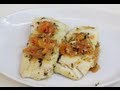 Pesce Ricette: Nasello fresco pomodoro e basilico. Video HQ