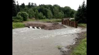 Povodňová situace ve Velkém Meziříčí - 25.6.2013