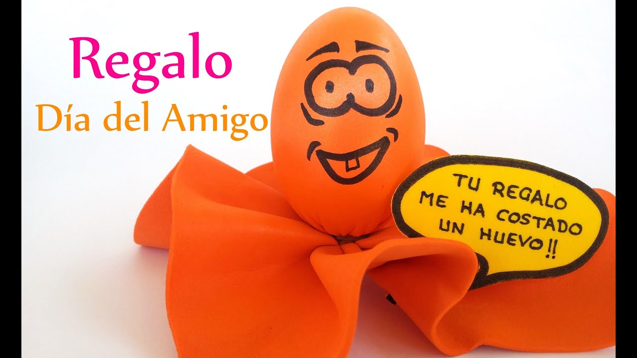 Manualidades: REGALO para el DÍA del AMIGO (huevo goma eva foamy Manualidades: REGALO para el DÍA del AMIGO (huevo goma eva foamy