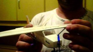 Avião feito aparitr de garrafa Pet