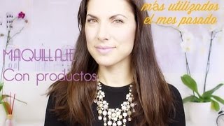 Maquillaje con los productos más utilizados en diciembre 2013 y enero 2014