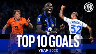 TOP 10 BEST GOALS 2023 ⚽ | LAUTARO, THURAM, DIMARCO AND MORE 🖤💙??