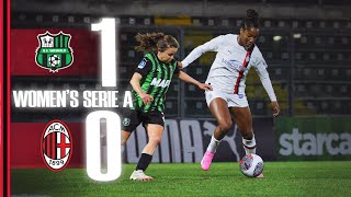 Rossonere defeated | Sassuolo 1-0 AC Milan | Highlights Women's Serie A