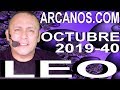 Video Horscopo Semanal LEO  del 29 Septiembre al 5 Octubre 2019 (Semana 2019-40) (Lectura del Tarot)