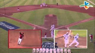 20130728 CPBL 紅白明星賽 賽前跑壘大賽 明星紅隊衝第一