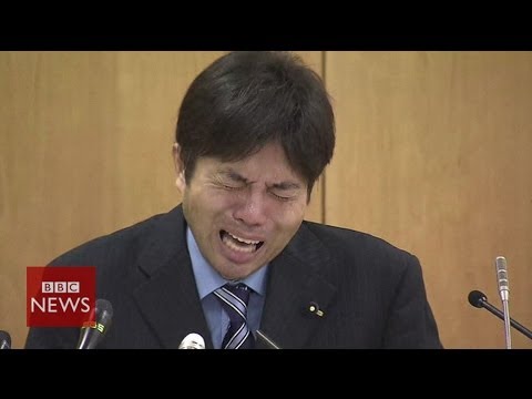 Crying Japanese politician Ryutaro Nonomura is an internet hit