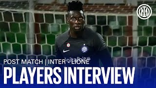 INTER vs LIONE 2-2 | ONANA EXCLUSIVE POST MATCH INTERVIEW  [SUB ENG]🎤⚫️🔵??