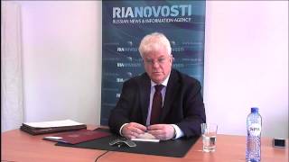 Видеоконференция "РИА Новости" с В.Чижовым