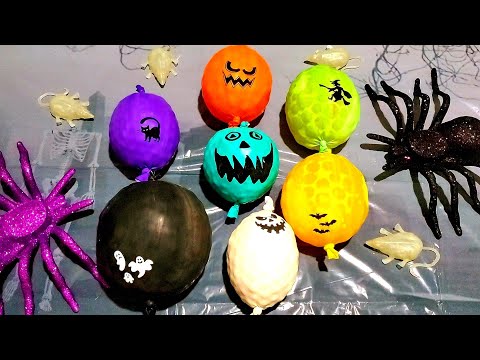 FUNNY SPOOKY HALLOWEEN ORBEEZ STRESS BALL BALLOONS POP!!!