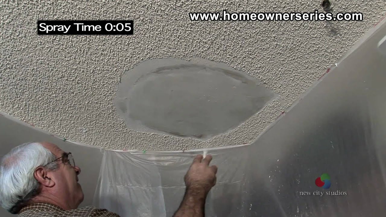 How To Popcorn A Ceiling Patch