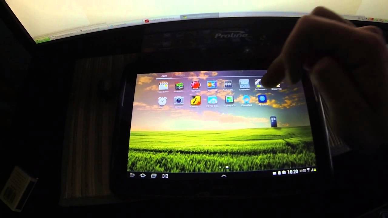 Hook up tablet to pc