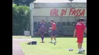 VIDEO VIOLANEWS Cuadrado scherza con Caccia