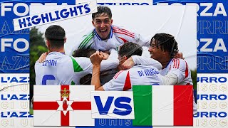 Highlights: Irlanda del Nord-Italia 0-3 | Under 19 EURO 2024