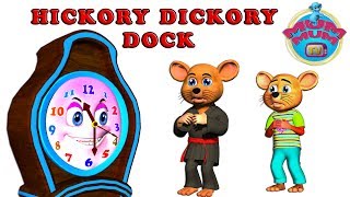 Hickory Dickory Dock - Wheels on the bus- English Nursery Rhymes for Kids |