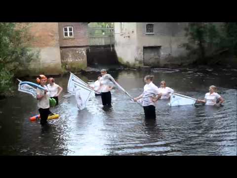 Cold Water Challenge 2014 St. Hubertus Fahnenschwenker Harsewinkel