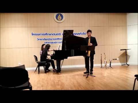 Kittikun Jungate performs Chant Premier Op.103 : Marcel Mihalovici
