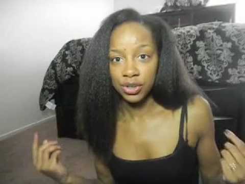 CROCHET BRAIDS. (kanekalon hair) first try! - YouTube