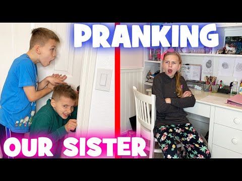 Pranking Our Sister - SHE GOT MAD!!