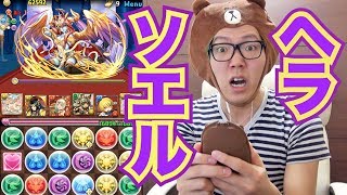 【パズドラ】ヘラ・ソエル降臨に初見で突撃！【ヒカキンゲームズ】