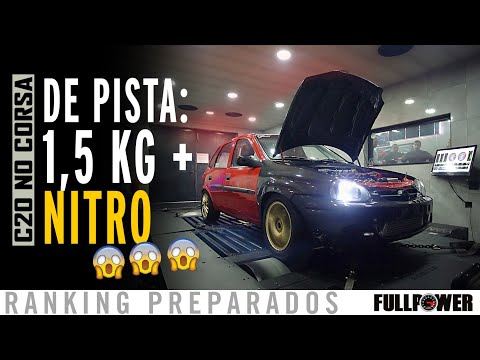 Corsa único dono, com seguro, frente de fibra de carbono e motor C20 turbinado. De pista, no Ranking