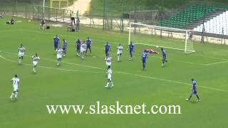 Śląsk - Miedź Legnica: Gol W. Soboty 1:0 (15 min) - 2013.06.29