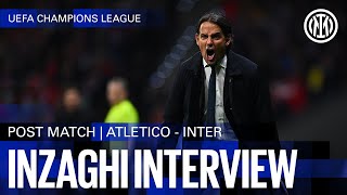 SIMONE INZAGHI INTERVIEW | ATLETICO MADRID 2-1 INTER (3-2 on penalties) 🎙️⚫🔵??