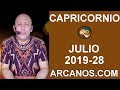 Video Horscopo Semanal CAPRICORNIO  del 7 al 13 Julio 2019 (Semana 2019-28) (Lectura del Tarot)