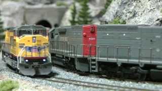 Modelleisenbahn vom Modellbauteam Köln Schauanlage in Spur H0