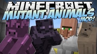 Minecraft | MUTANT ANIMALS MOD! (Zombie Cows, Slime Pigs & Mutant Armies!) | Mod Showcase