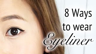 8 Ways to wear Eyeliner