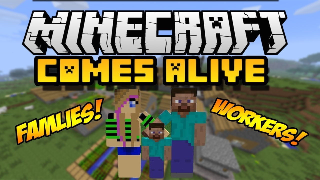 Minecraft Comes Alive Mod 1.6.4/1.6.2 (Wifes, Children, Workers, and ...