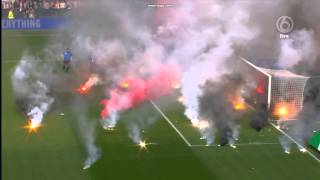 sfeerbeelden (vuurwerk) PEC Zwolle - Ajax 20-04-2014 Knvb beker