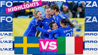 Highlights: Svezia-Italia 1-1 | Femminile | UEFA Women’s Nations League