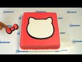 Hello Kitty cake / Dort Kitty návod