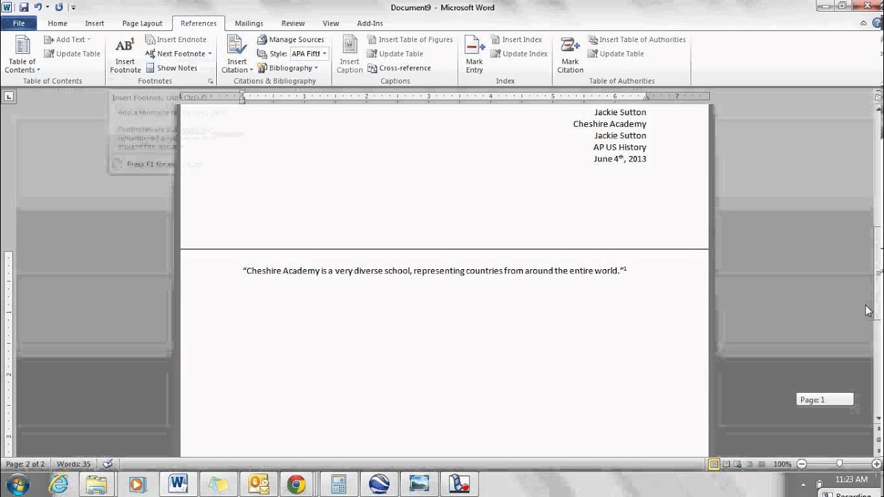 how to write an endnote in chicago style