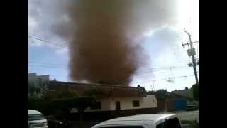 Fuerte golpe de la Madre Naturaleza aqui en Tangancicuaro, Michoacan.