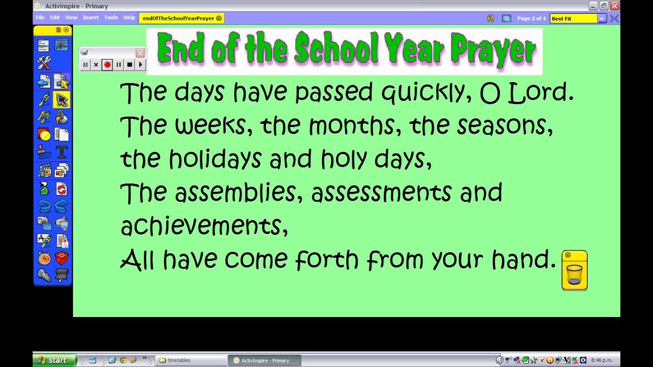 An End of the School Year Prayer For Teachers - YouTube