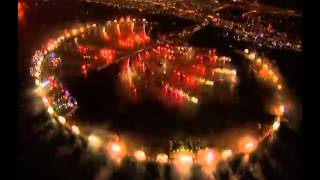 Palm Jumeirah Island Fireworks in Dubai 2014 احتفالات رأس السنة في جزيرة نخلة جميرا بدبي