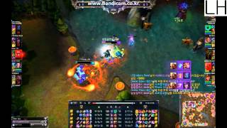 롤 lol 다데 제드의 1:4 쿼드라킬(samsung galaxy dade's zed 1:4 quadra kill)