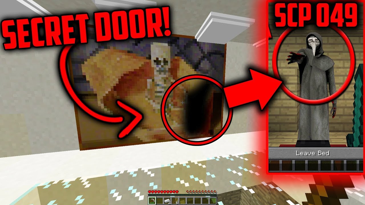 Scp 049 Was Hiding Behind This Painting In Our Minecraft Base