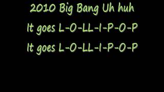 Big Bang- Lollipop 2 with lyrics