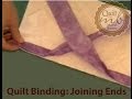 Quilt Binding: Joining Ends, Marci Baker Of Alicia's Attic 